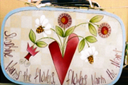 #843 - Heart Flower Basket